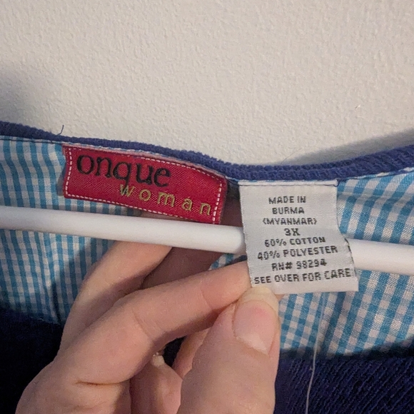 Christmas/Winter Plus Size Cardigan - Picture 5 of 8